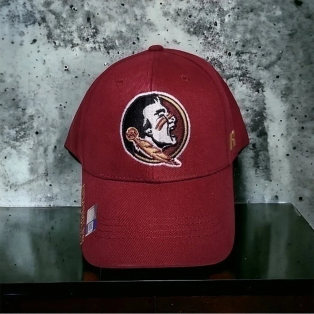 Florida State Hat Cap‎ Seminoles NCAA Garnet Gold Black Strapback Adjustable NEW